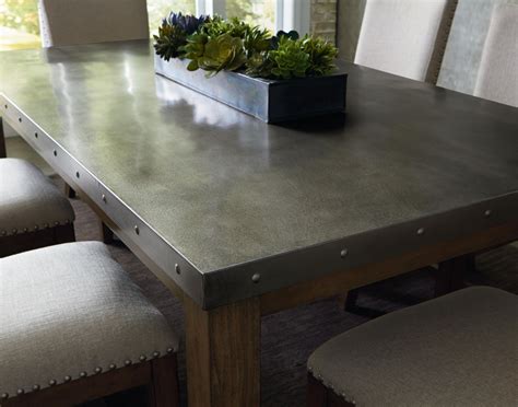 metal tabletop house|metal high top dining table.